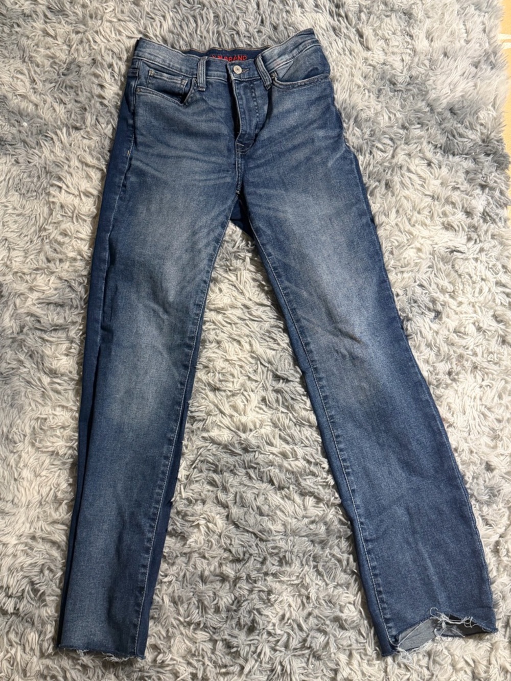 Lucky Brand Women's Zoe high rise straight Jeans long